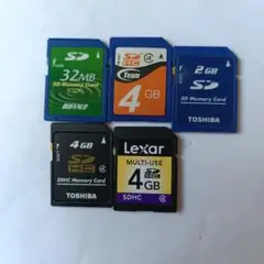 SDカードセット 5枚セット