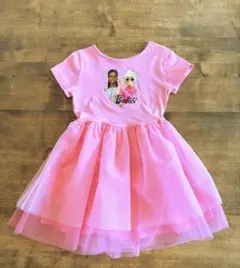 H&Mバービー 半袖ワンピース ピンク