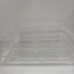 無印クリアケース　3段　美品