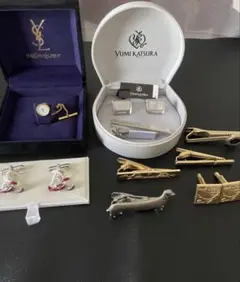 YSL イヴ・サンローラン ネクタイピン ロブスター　桂由美などセット