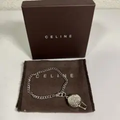 ◆CELINE セリーヌ ホイッスル ブレスレット チャーム マカダム