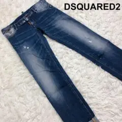 DSQUARED2 デニム ジーンズ スキニー ストレッチ ダメージ 38