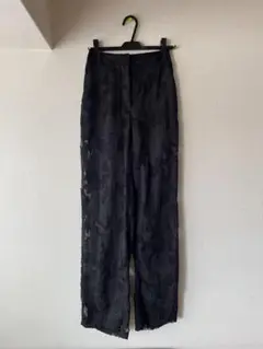 ZARA ブラックレースパンツ