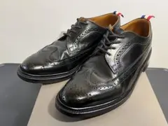 THOM BROWNE ウイングチップ レザー シューズ