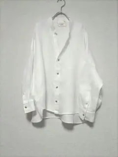 Unpeu Femmeアンプ―ファム スキッパーリネンシャツ美品