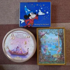 ミッキー・ラプンツェル・ファンタジースプリングス缶セット