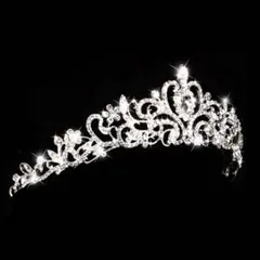 【新品】ウエディングティアラ シルバー ゴージャス 花嫁 前撮り 結婚式