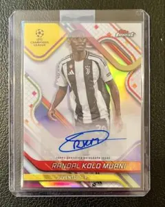 2024-25 topps ランダル・コロ・ムアニ　直筆サイン　ユヴェントス