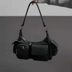 select MOCA マルチポケットハンドバッグ　ブラック