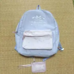 女の子　リュック　メゾピアノ　パープル　ピンク　リボン