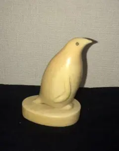 珍品-鯨牙 ペンギン 置物