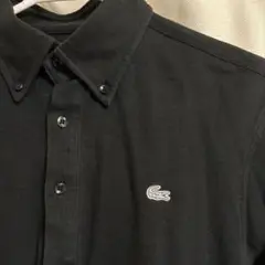 【希少】LACOSTE 長袖ポロシャツ ホワイトロゴ