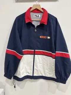 FILA ジャケット ネイビー/ホワイト/レッド M