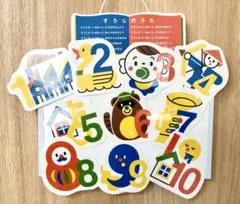 【完成品】すうじのうた　数字の歌　マグネットシアタ　ペープサート