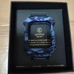 アップルウォッチバンド　スマートウォッチバンド　青　迷彩　40mm 42mm