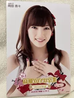 岡田奈々卒業グッズ アクリルキーホルダー14個セット 岡田奈々 卒業コンサート 気安 フォトミニキーホルダー