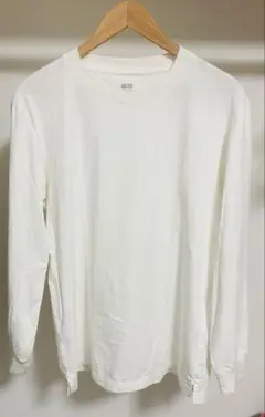 【UNIQLO】エアリズムコットンUVカットクルーネックT メンズ Lサイズ