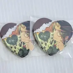 あんさんぶるスターズ 蓮巳 敬人 ハート缶バッジ ショコラ 2点