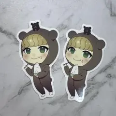 おやすみBUDDiiS SHOW バディチャンステッカー 2枚セット