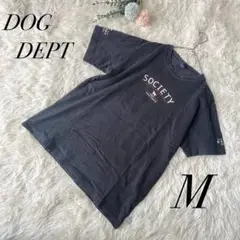 【ドッグデプト】半袖 Tシャツ プリント ユニセックス 黒 ブラック Mサイズ