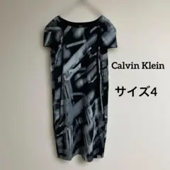 Calvin Klein カルバンクライン　膝丈ワンピース　Mサイズ