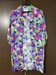 wcsホノルル　ピカチュウアロハシャツ　L