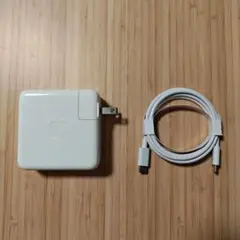 Apple純正61W USB-C電源アダプタ 編み込み未使用ケーブル1m付