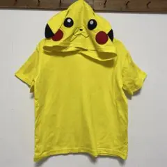 ポケモン ピカチュウ フード付きTシャツ 120