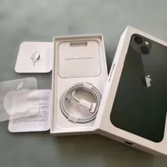 Apple iPhone 13 グリーン　空箱&充電ケーブル