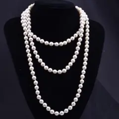 超ロングパールネックレス 150cm