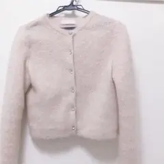 モヘアカーディガン