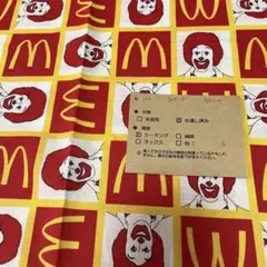 No.106 水通し済 マクドナルド ドナルド柄 50センチ