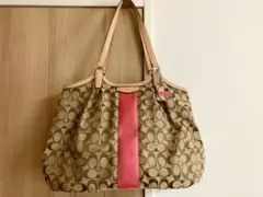 【美品】COACH コーチ トートバッグ　バッグ　カバン