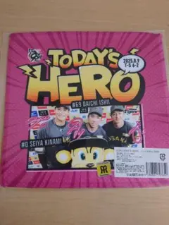 TODAY'S HERO 8/9 木浪　近本　石井　ハンドタオル