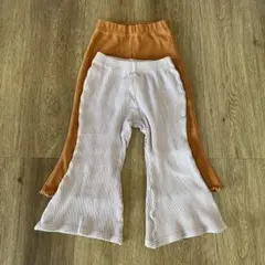 Pippi+Lotta フレアパンツ2本セット