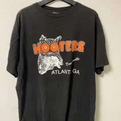 【90sヴィンテージ】HOOTERS フクロウTシャツ ブラック USA製