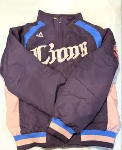 【希少3XL】埼玉西武ライオンズ　グランドコート　ビッグサイズ　majestic 希少3XL】埼玉西武ライオンズグランドコートビッグサイズmajestic