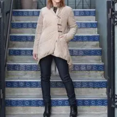 BRUNELLO CUCINELLI ブルネロクチネリカシミヤレザーダウンコート
