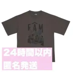 すぐ発送します！timelesz FAM Tシャツ　ダークグレー timelesz ファムTシャツ FAM タイムレス 2025 チャコールグレー