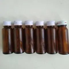遮光便　茶色　ガラス　空き瓶 6本セット　まとめ売り30ml