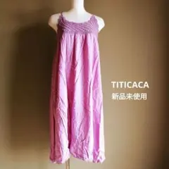 TITICACA チチカカ ピンク キャミワンピース 新品未使用