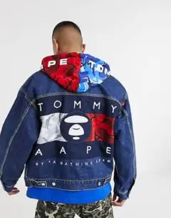 TOMMY AAPE 初コラボ トミージーンズ エイプ コラボ ジャケット
