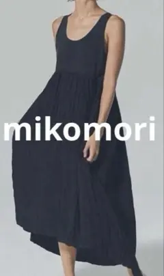 人気完売品！Mikomori/ノースリーブ　ロングワンピース