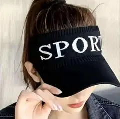 新品 ！ サンバイザースポーツロゴ メンズレディース