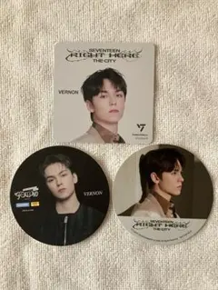 SEVENTEEN 『right here』『follow』コースター バーノン