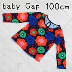 【baby GAP】ボタニカルトップス 花柄 原色 海外インターナショナル 派手