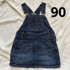 Baby GAP デニム ジャンパースカート キッズ ベビー 90