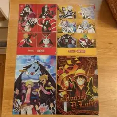 ワンピース　クリアファイル４点セット