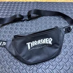 THRASHER ボディバッグ ブラック