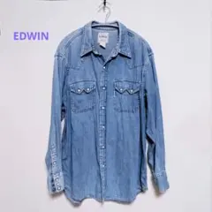 EDWIN デニムシャツ USED エドウィン M